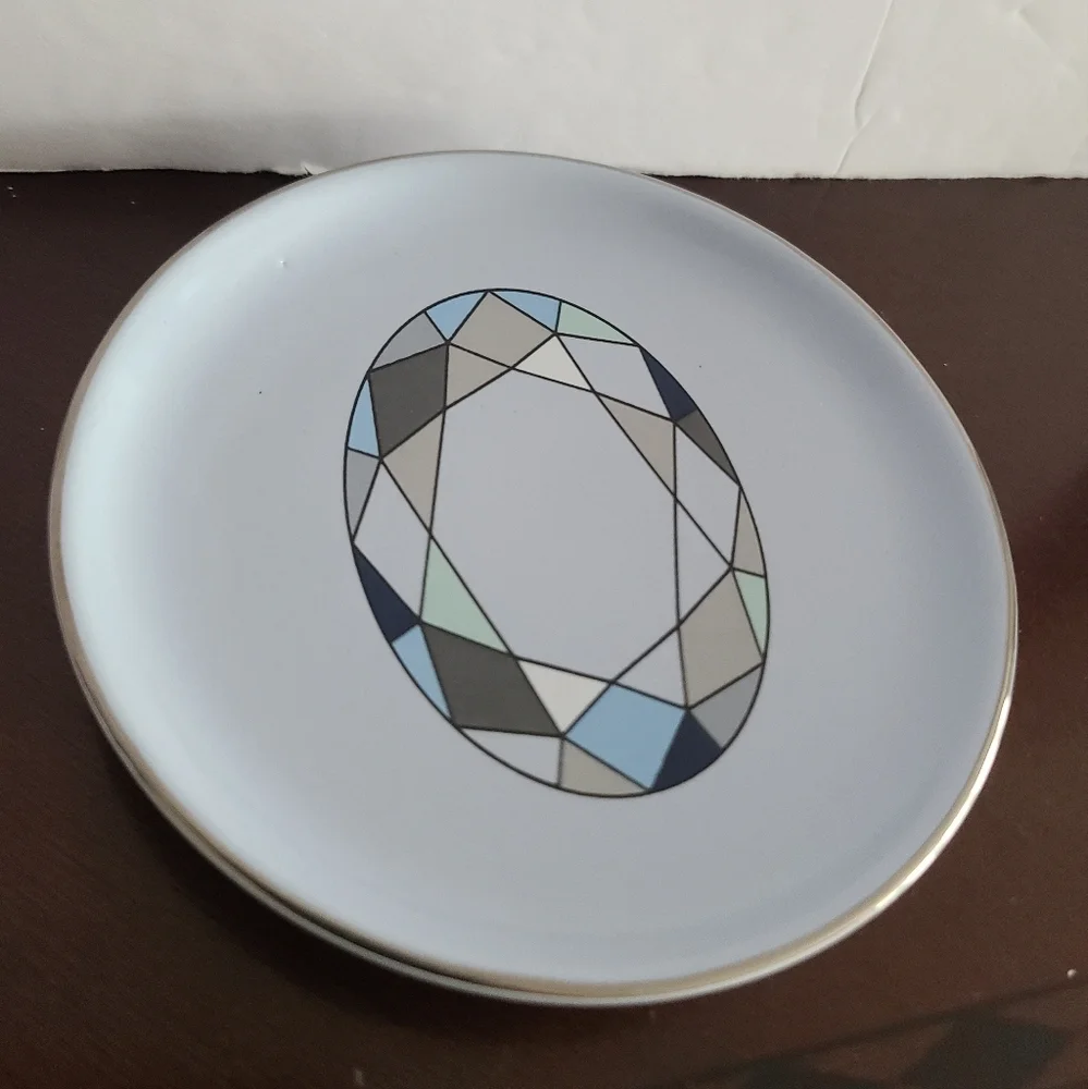 Kwiat jewelry set of 4 ceramic display plates